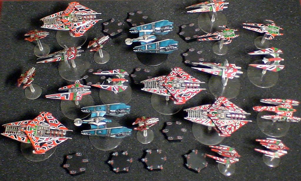 My old A Call to Arms Babylon 5 works (Narn Regime) Spellscape Miniatures